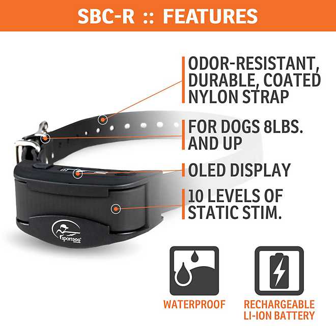 SportDOG Brand SBC-R Prem Bark Collar