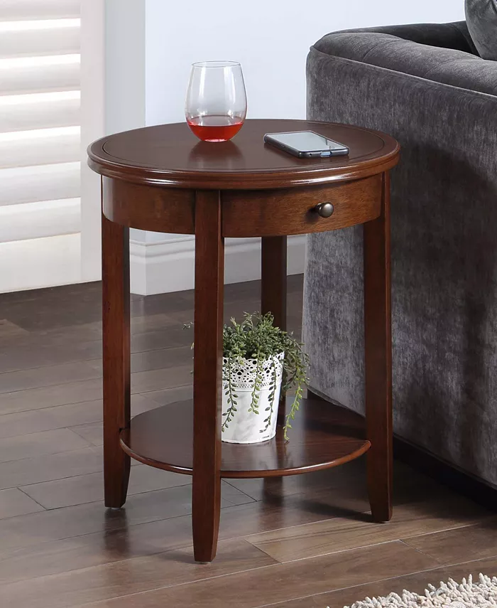 Convenience Concepts 18.25 Rubber wood AH Baldwin End Table