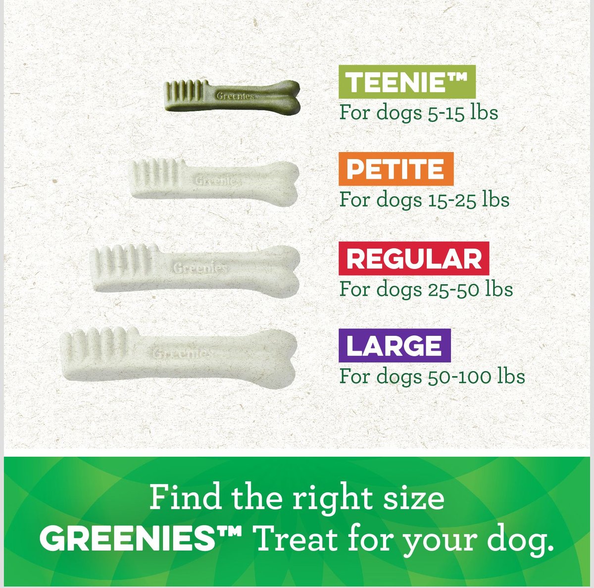 Greenies Teenie Sweet Potato Natural Small Dental Dog Treats