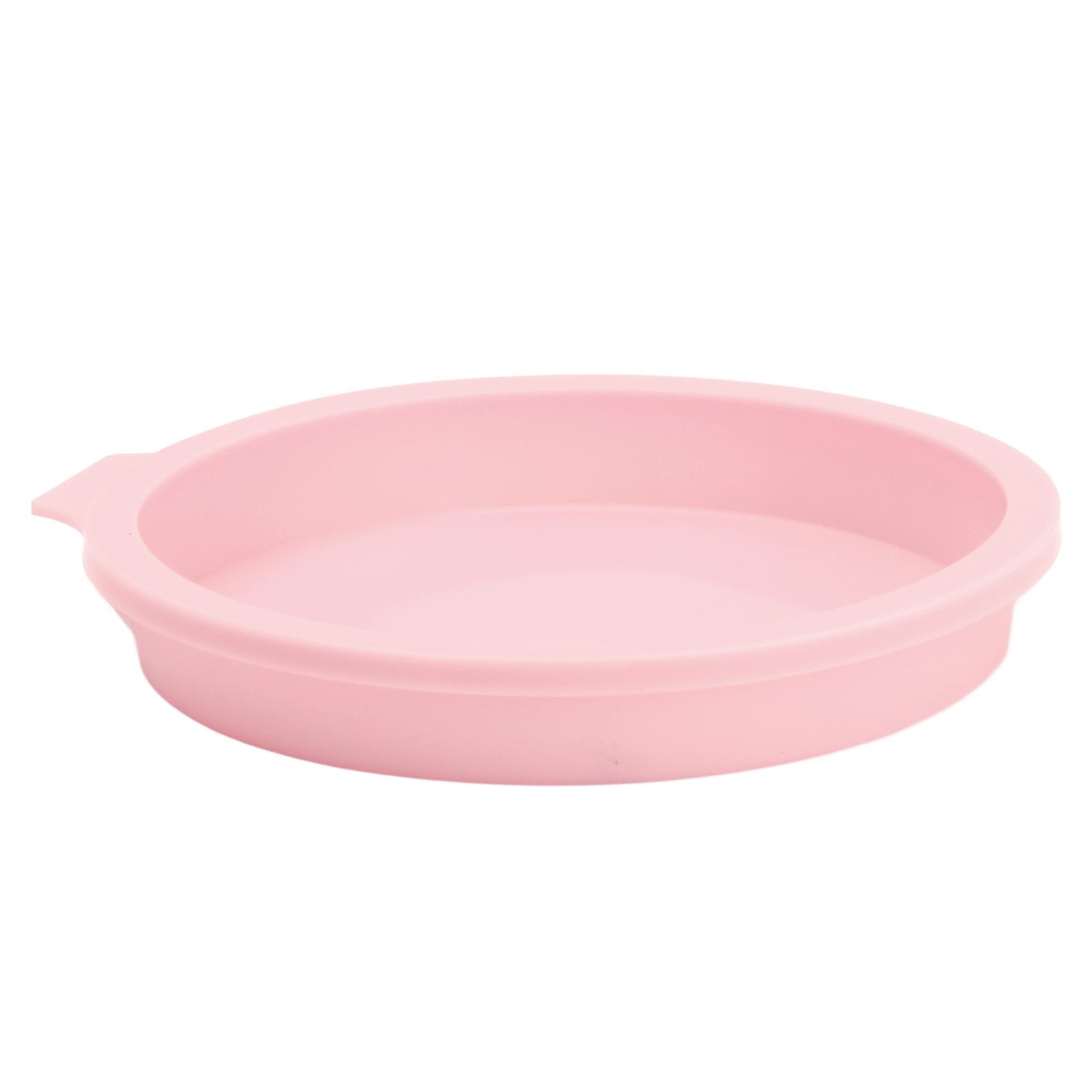 Nonstick Silicone Baking Cake Pan， Reusable Heat Resistant Home Kitchen Baking Mold Bakeware Suppliers Tools For Making Cake[small-c-pink]