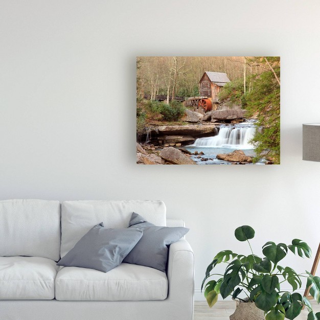 X 24 quot Glade Creek Mill West Virginia By Monte Nagler Trademark Fine Art