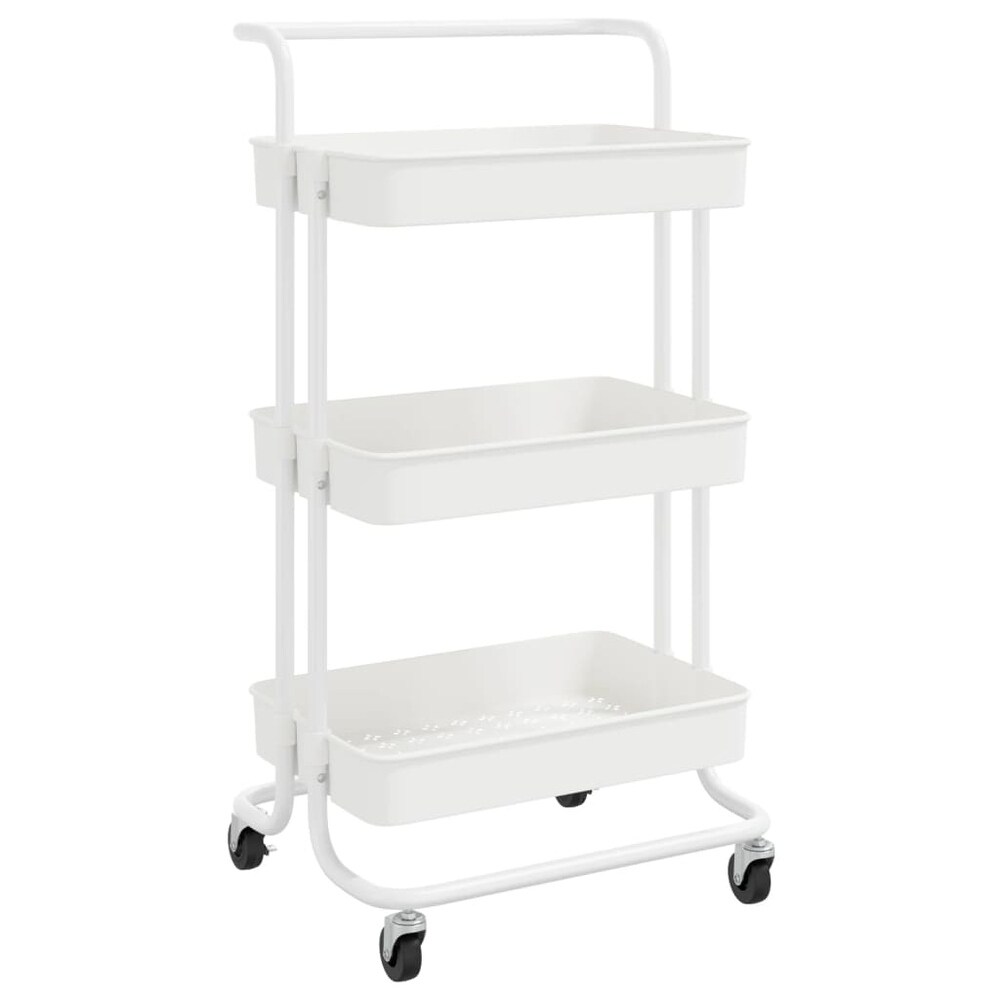 vidaXL 3 Tier Kitchen Trolley 16.5\