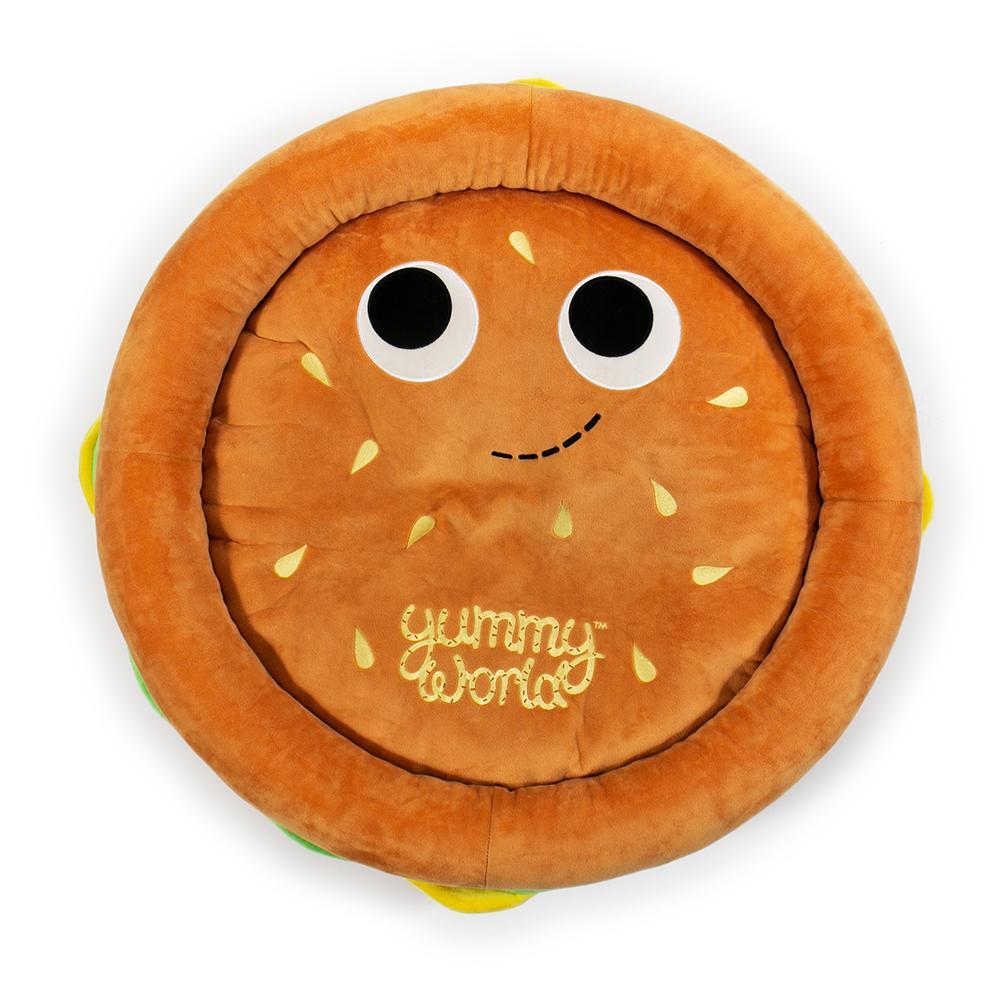 Yummy World Pets: Premium Burger Plush Dog Bed