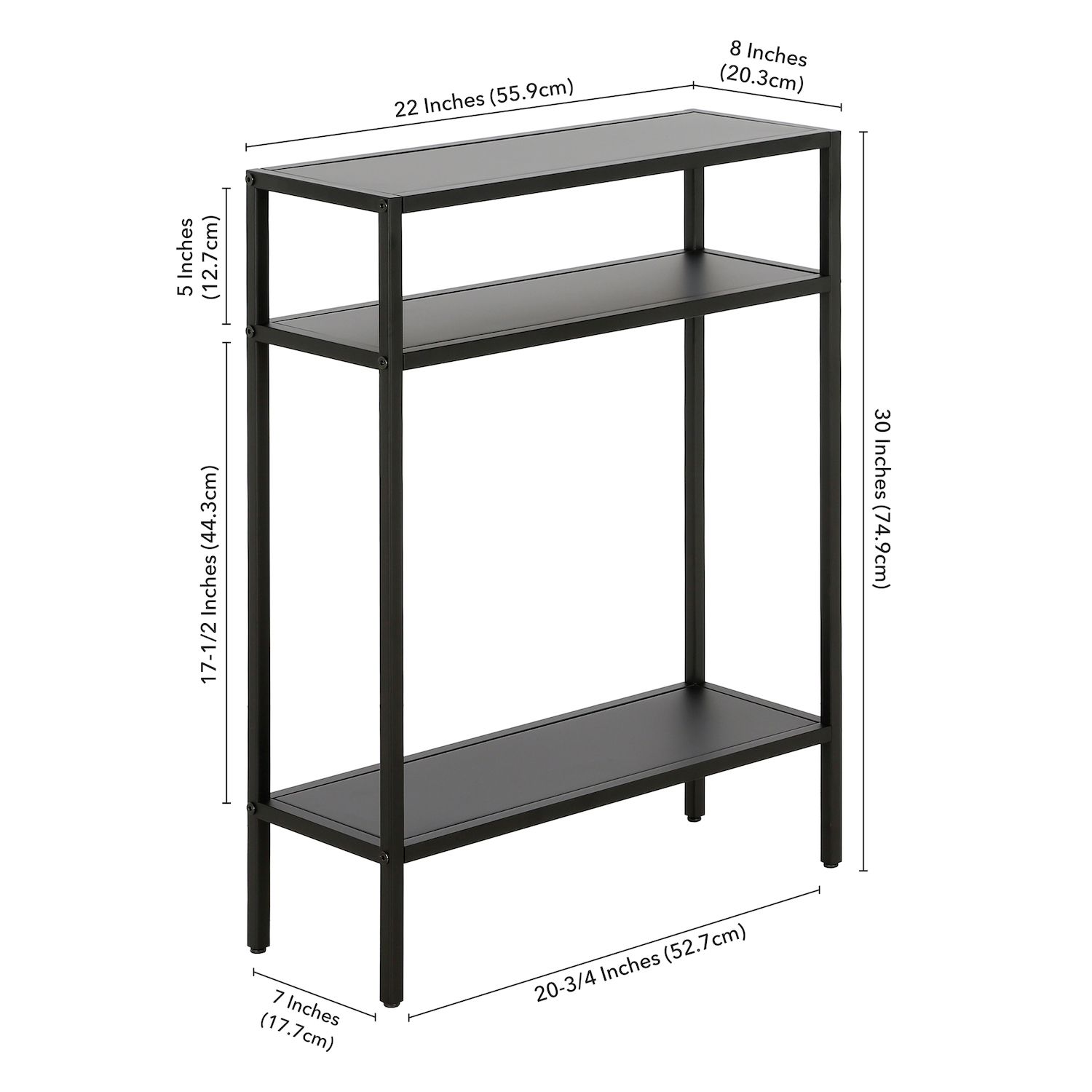 Finley and Sloane Ricardo Rectangular Console Table