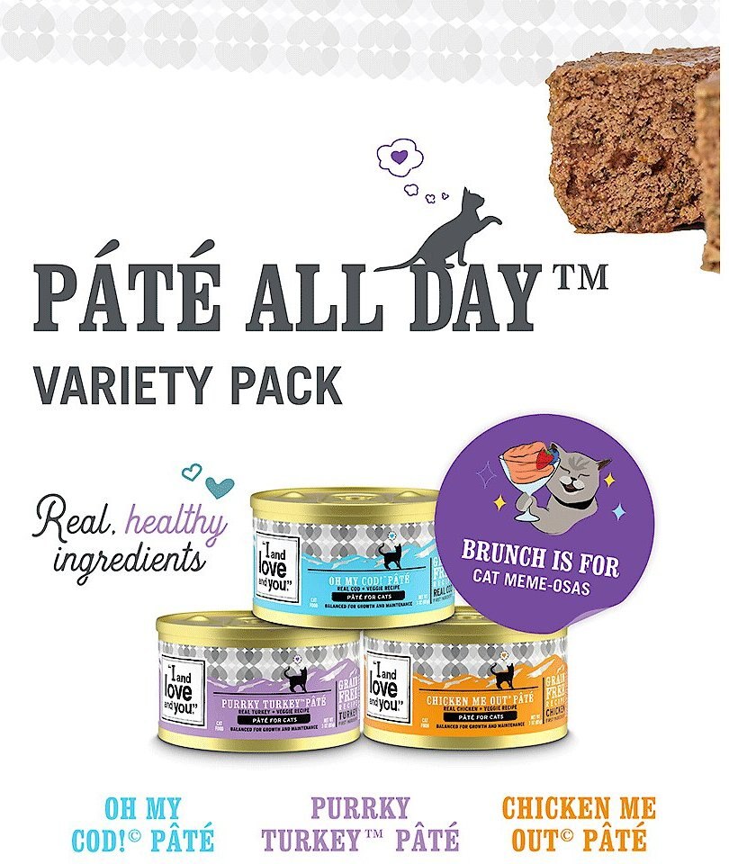 I and Love and You Variety Pack Grain-Free Canned Cat Food