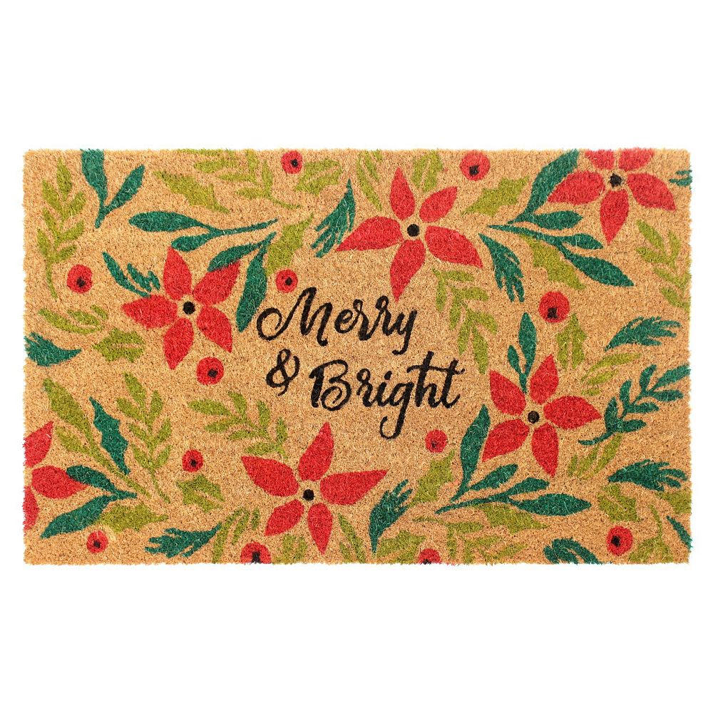 RugSmith Merry and Bright 18'' x 30'' Doormat