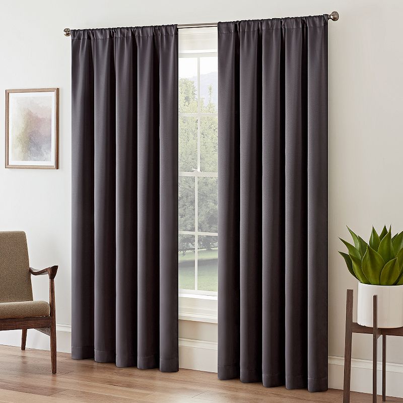 eclipse Tricia Room Darkening 1-Panel Window Curtain