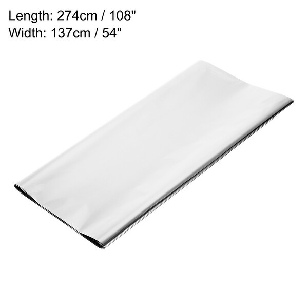 3 Pack Disposable Plastic Tablecloths 54x108