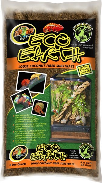 Zoo Med Eco Earth Loose Coconut Fiber Reptile Substrate