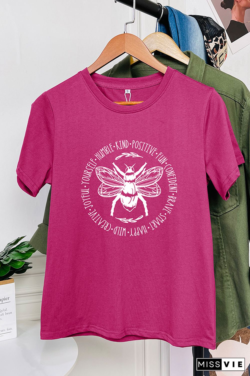 Bee Something Graphic T-Shirt Wholesale