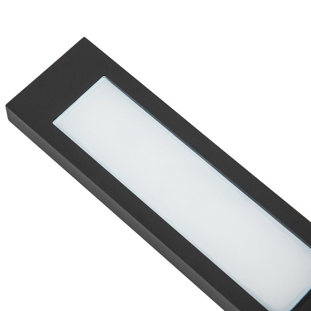 C Cattleya 2 light Integrated Led Outdoor Wall Light With Matte Black Finish