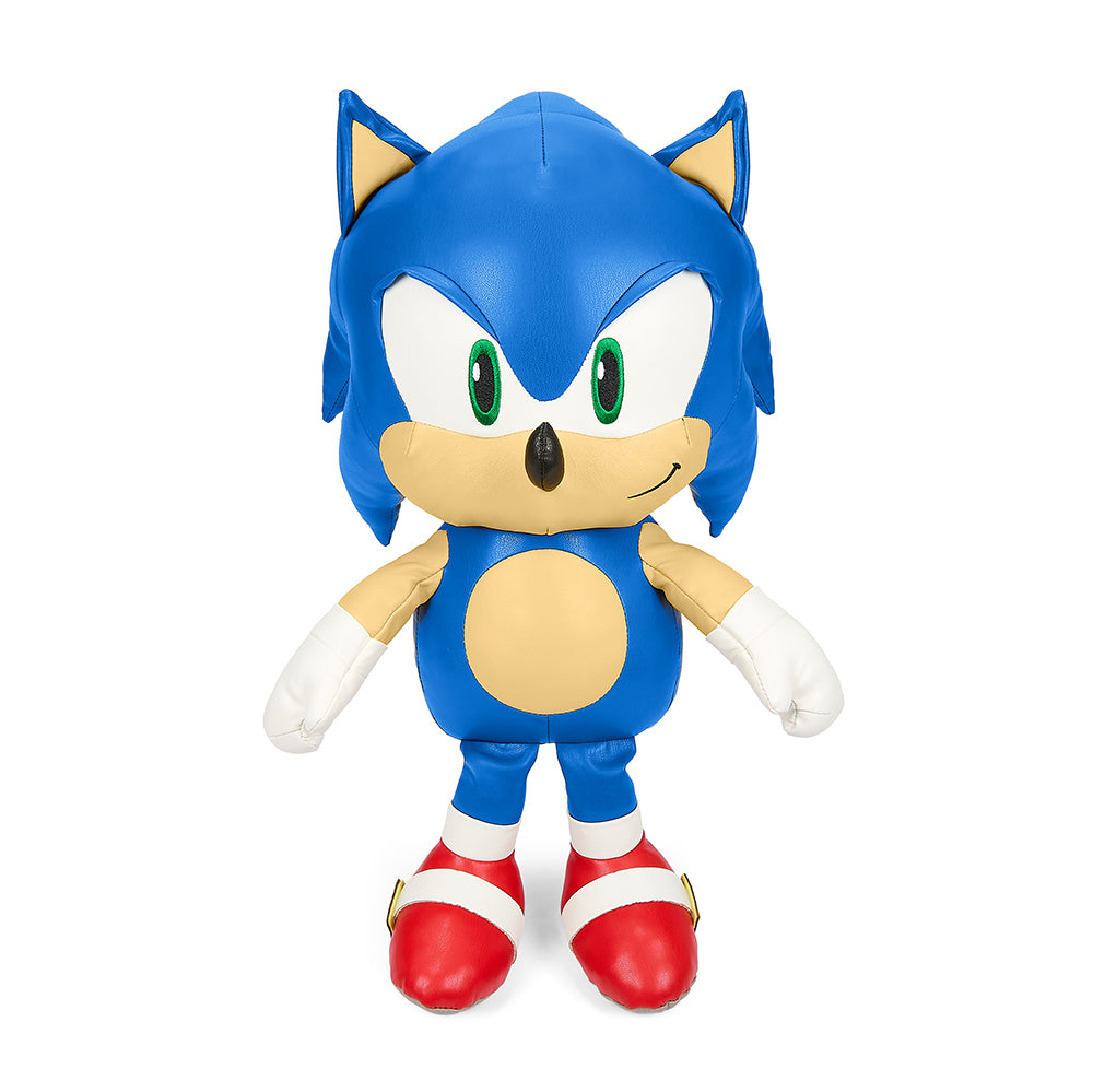 Sonic the Hedgehog 16” Premium Pleather Sonic Plush (PRE-ORDER)