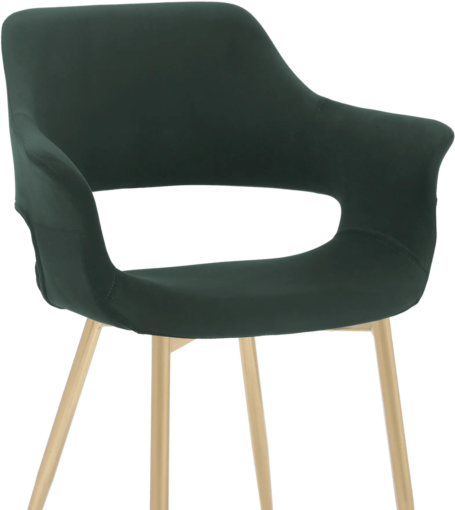 Gigi Green Dining Room Arm Chair (Set of 2)