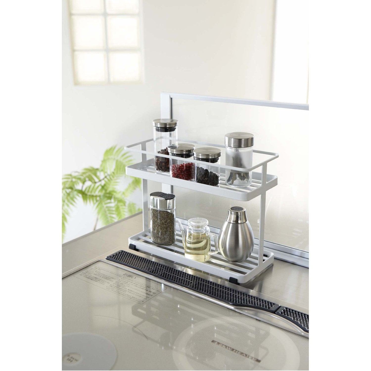 Tower 2-Tier Countertop Spice Rack - Steel in Various Colors