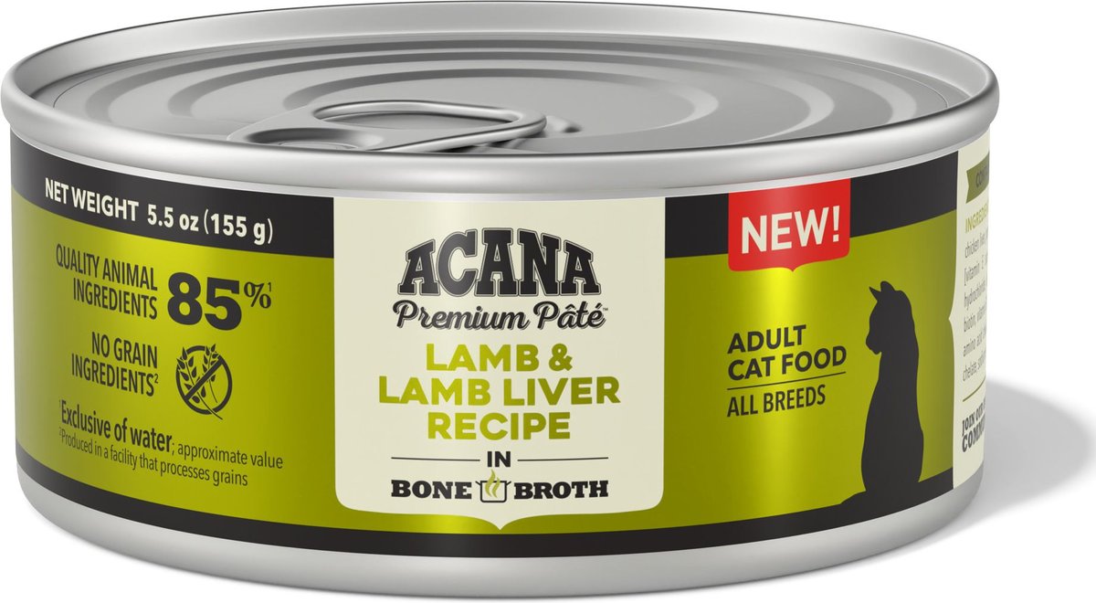 ACANA Lamb + Lamb Liver in Bone Broth Grain-Free Wet Cat Food