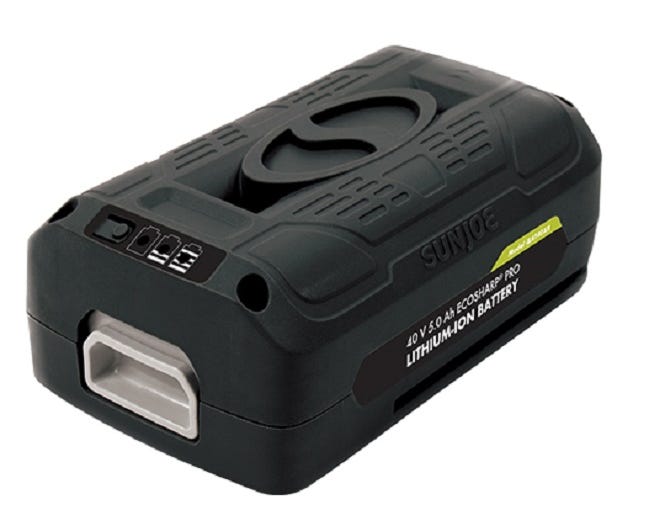 Snow Joe iON EcoSharp PRO 40-Volt 5.0 Ah Lithium-Ion Battery iBAT40XR