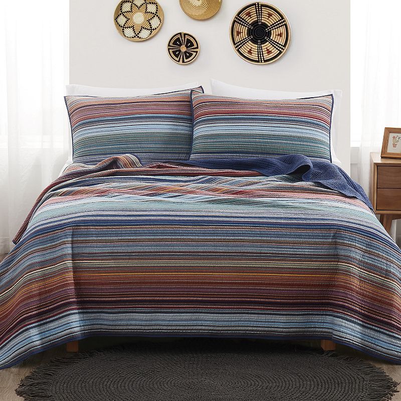 Brooklyn Loom Met Stripe Yarn Dye Quilt Set with Shams