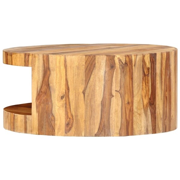 vidaXL Round Coffee Table 25.6