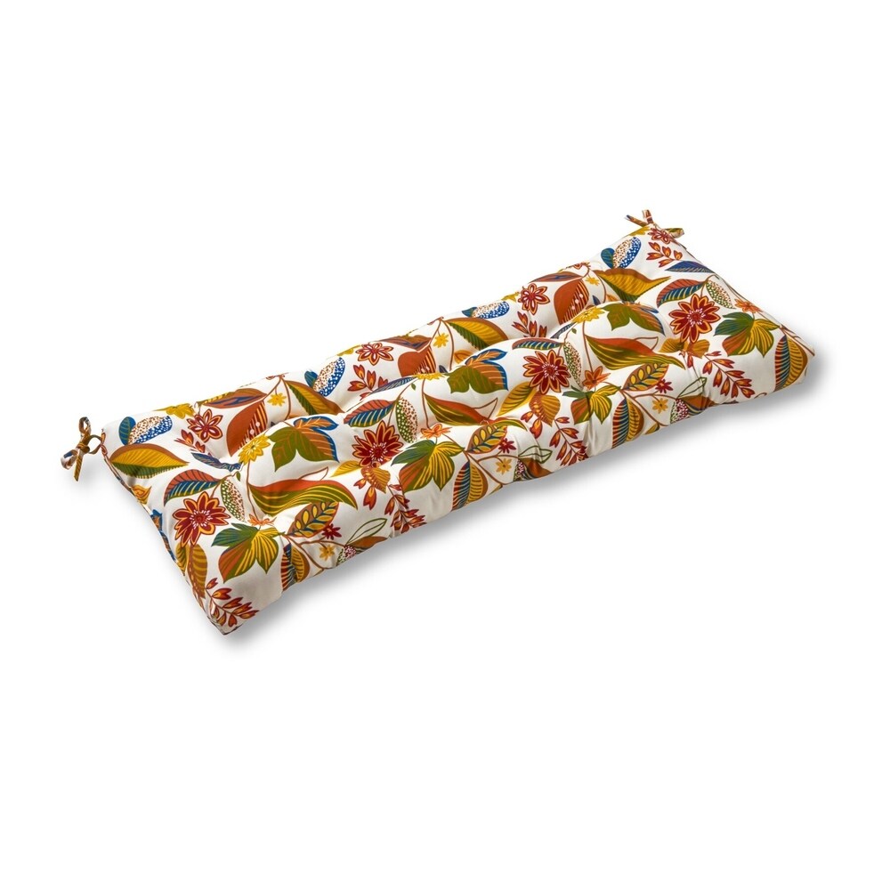 Dana Point 46 inch Outdoor Floral Swing/ Bench Cushion by Havenside Home   17w x 44l