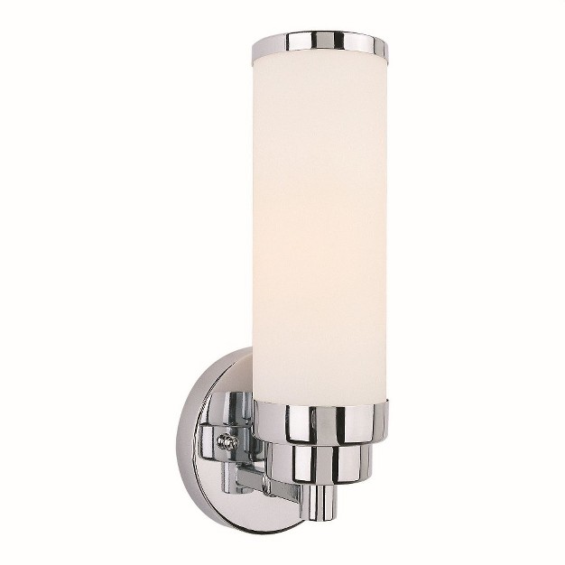 Forte Lighting Morgan 1 Light Wall Light Chrome