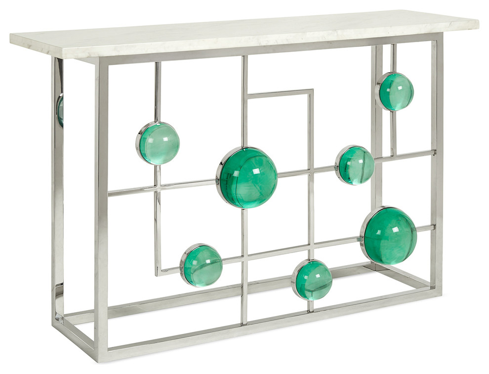 Globo Fretwork Console   Contemporary   Console Tables   by Jonathan Adler  Houzz