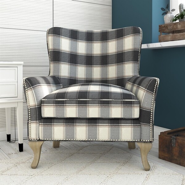 Avenue Greene Terri Transitional Flared Arms Accent Chair