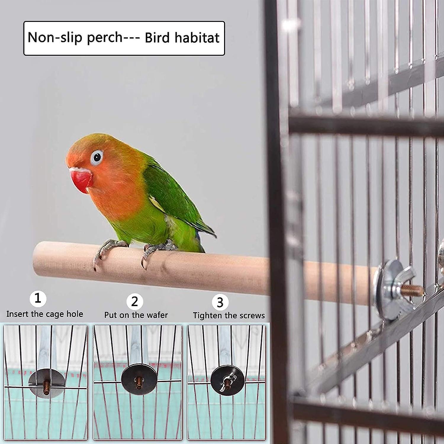 Parakeet Nest Box Bird Nesting House Parrot Wood Breeding Bird Stand Perch Aviary Cage Box For Lovebirds Cockatiel Budgie Finch Conure Parrotlets Humm