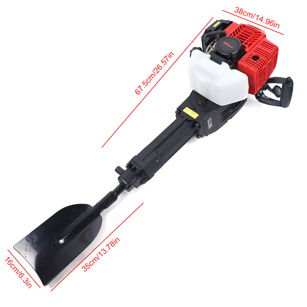 Wuzstar 2 Stroke Portable Gasoline Excavator,Hand-held Garden Tree Digger for Garden Farm and Home