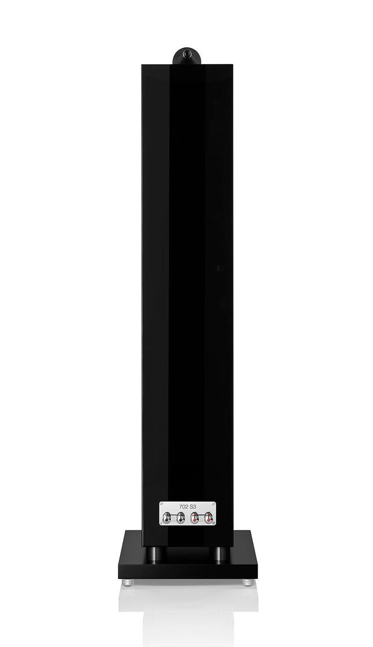 Bowers and Wilkins 700 Series 702 S3 Gloss Black 3-Way Floorstanding Speaker (Each)