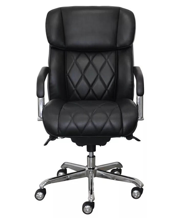 La-Z-Boy Sutherland Quilted Leather Office Chair