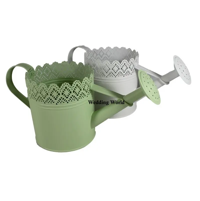 Set Of Two galvanized Water Can High Quality handmade Designer Watering Can Customized Shape fancy Metal Water Can