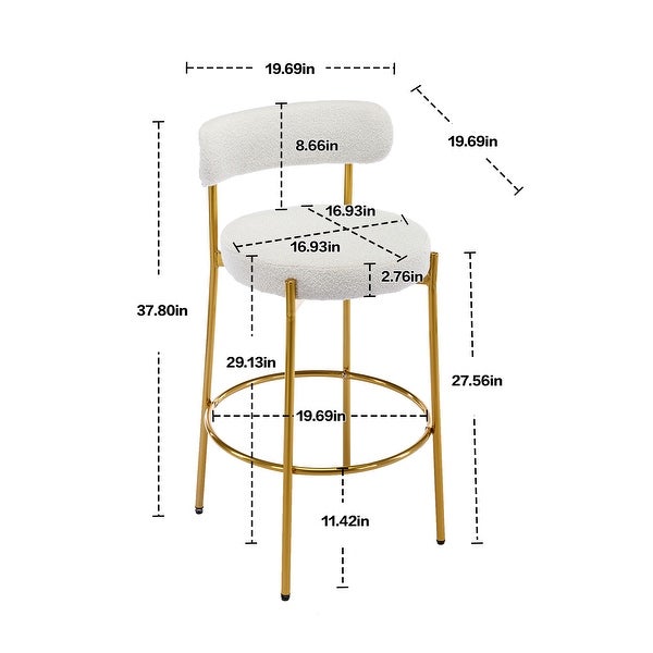 Set of 2 Swivel Bar Stools Adjustable Counter Height with Footrest