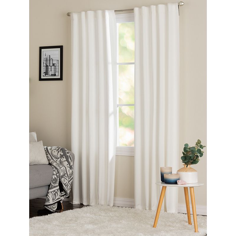 NATCO Wakefield Energy Textured Solid Blackout Window Curtain Panel