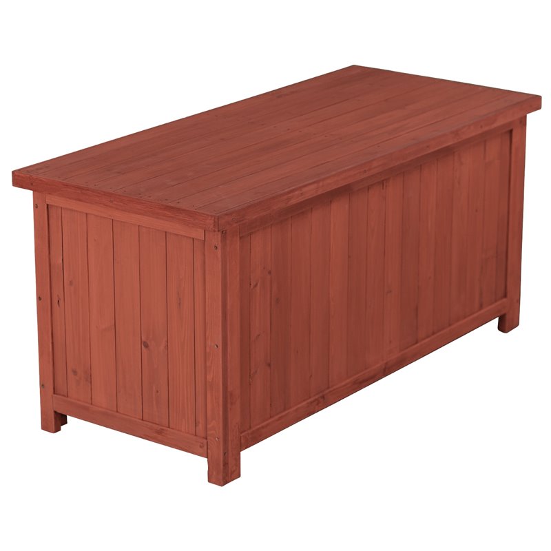 Leisure Season Deck Storage Box, Medium Brown