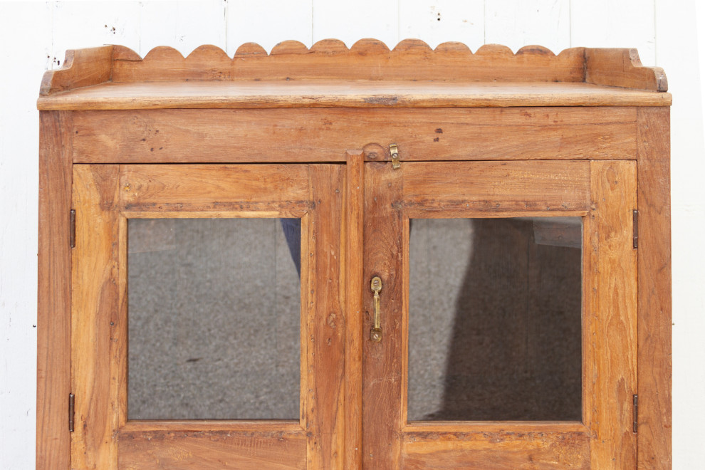 Antique Teak Colonial Cabinet   Transitional   Accent Chests And Cabinets   by De cor  Houzz