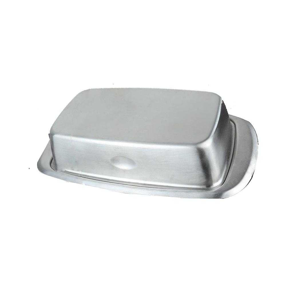 Stainless Dish With Lid， Restaurant/Hotel Steak Salad Fruit Serving Tray， Buffet Food Container