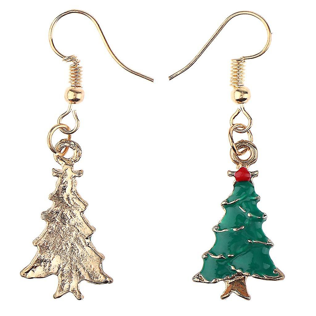 2x Women Santa Claus Lovely Christmas Jewelry Dangle Earring Women