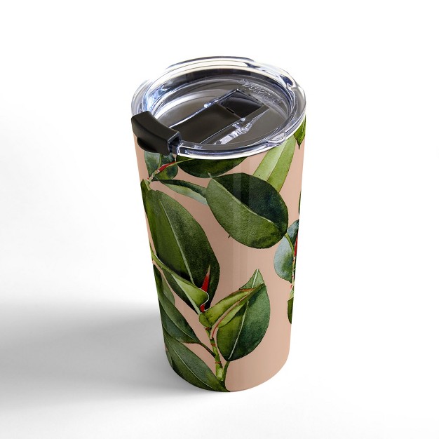 Marta Barragan Camarasa Botanical Collection 01 20 Oz Stainless Steel Travel Mug Deny Designs