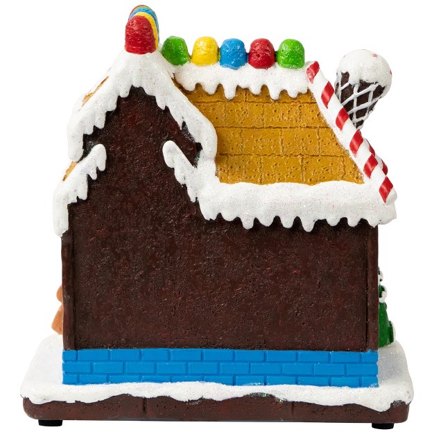 Led Lighted Gingerbread Christmas Candy House Village Display