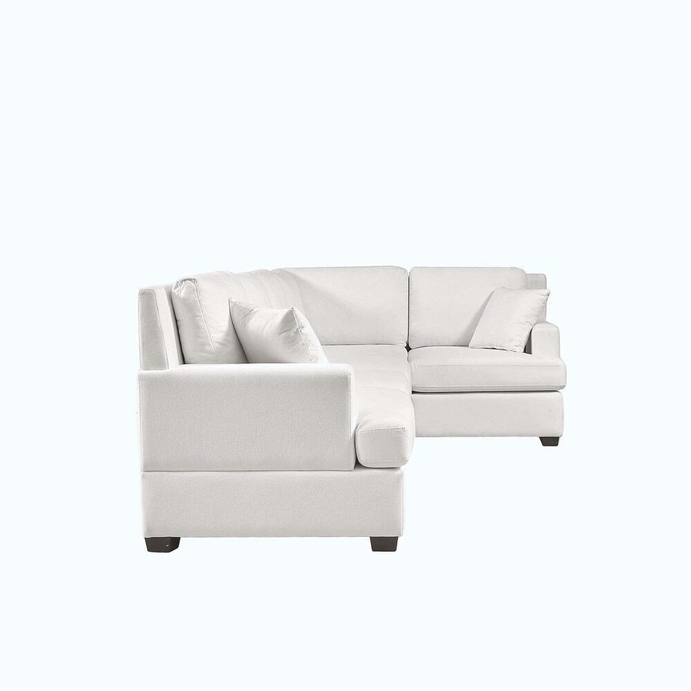 Sectional Modular Sofa with 2 Tossing cushions