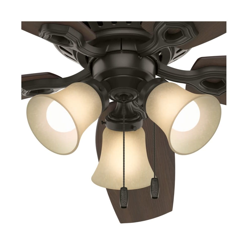 Hunter Builder Ceiling Fan 52 New Bronze Brazilian Cherry ;