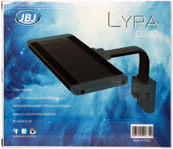 JBJ Aquarium 10W Tablet Lyra LED Aquarium Light