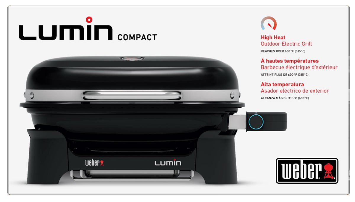 Weber Black Lumin Compact Electric Grill