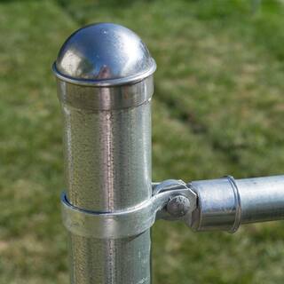 Everbilt 1-58 in. Galvanized Aluminum Chain Link Fence  Post Cap 328560EB