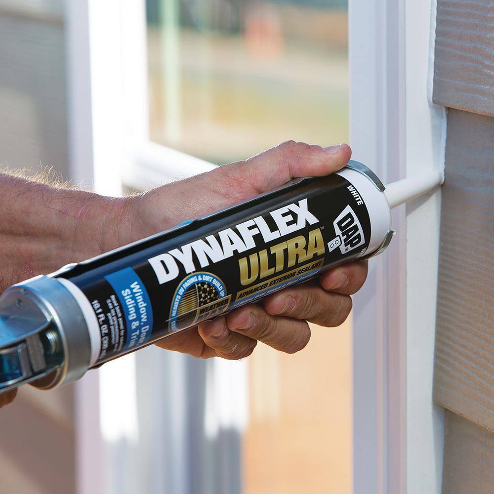 DAP DYNAFLEX Ultra 10.1 oz. Gray Advanced Exterior Window Door and Siding Sealant 18219