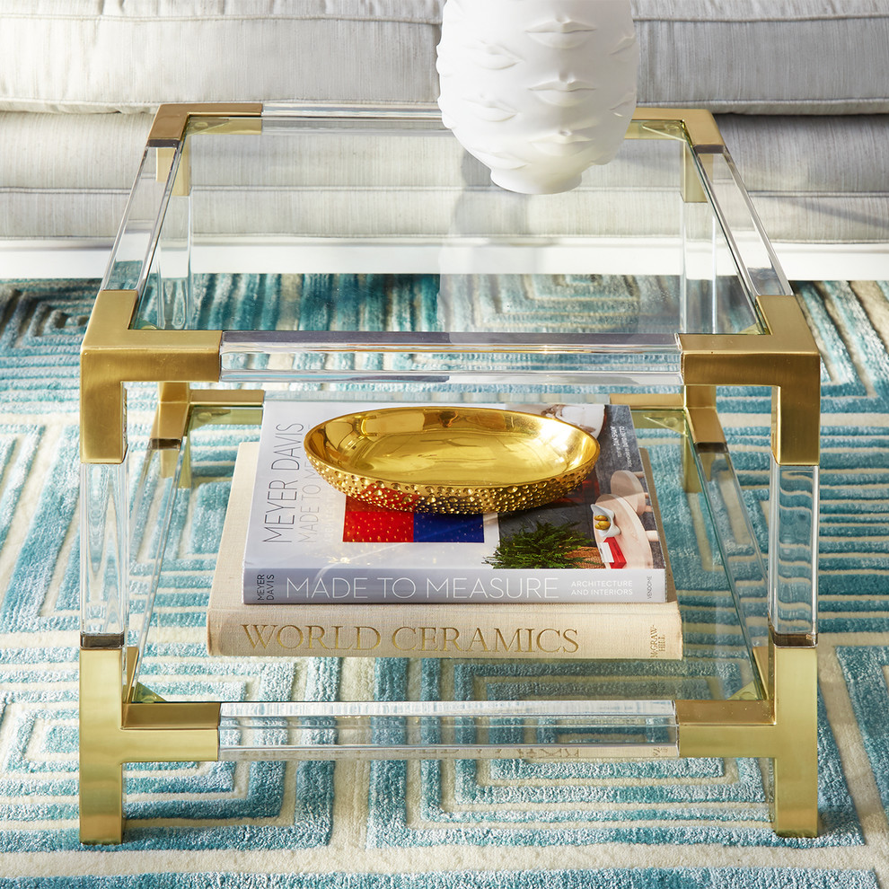 Jacques Two Tier Accent Table   Contemporary   Side Tables And End Tables   by Jonathan Adler  Houzz