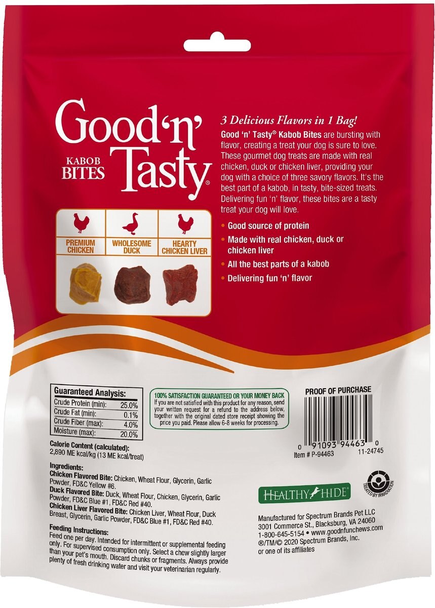 Good 'n' Tasty Kabob Bites Dog Treats