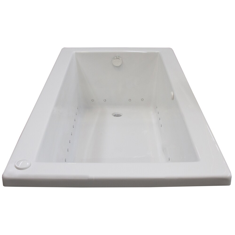 Atlantis Whirlpools Venetian 32 x 66 Rectangular Air Jetted Bathtub in White