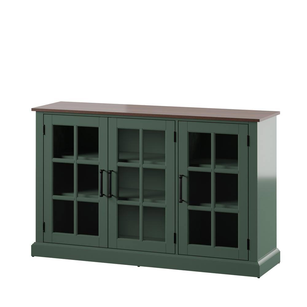 Twin Star Home Kale Sideboard with Glass Doors OT90494-TPF01