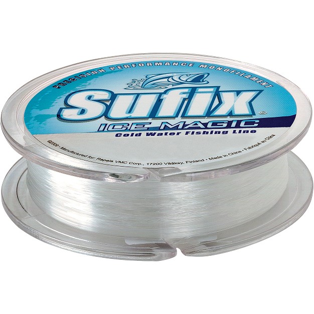 Sufix 100 Yard Ice Magic Monofilament Fishing Line Clear